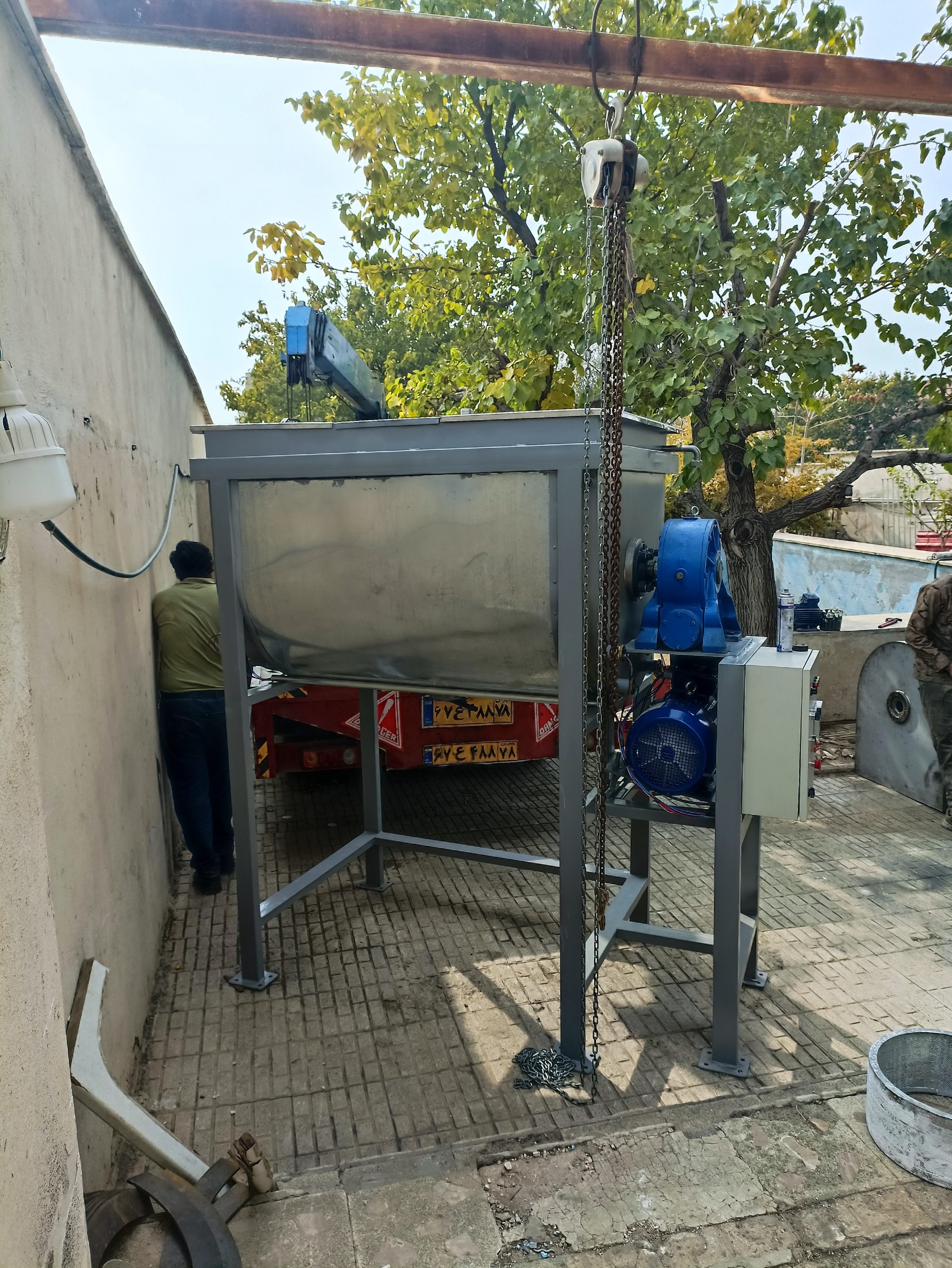 میکسر پودر استیل ۱۵۰۰ لیتری - تصویر 3